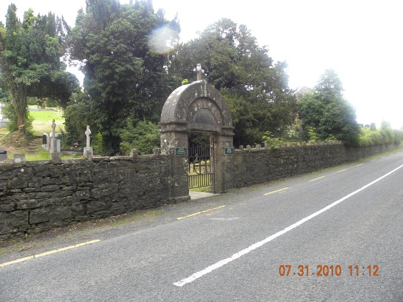 Entrance to the old Abbey of Kilronan