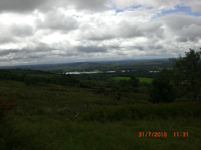 Lough Meelagh from Kilronan Mountain.