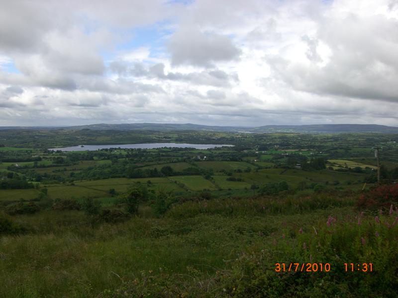 Lough Meelagh from Kilronan Mountain.